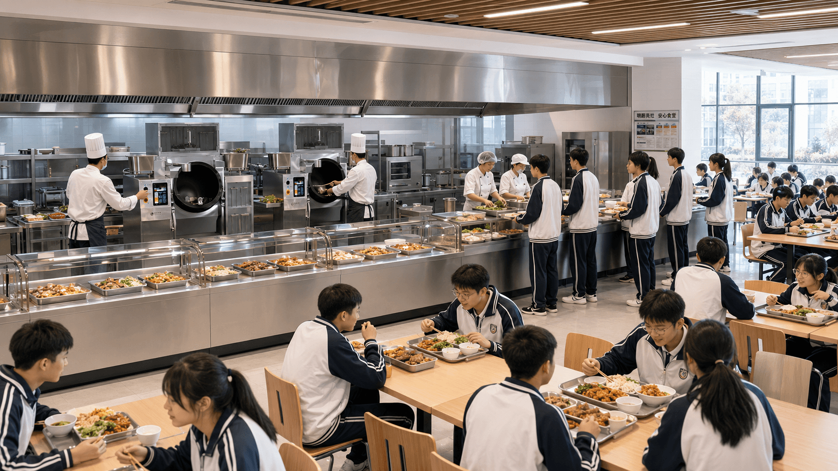 School Canteen Automatic Cooking Robot Applications